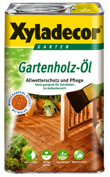 XYLADECOR Gartenholz Öl natur hell 2,5 L / Holzschutz / Holzpflege