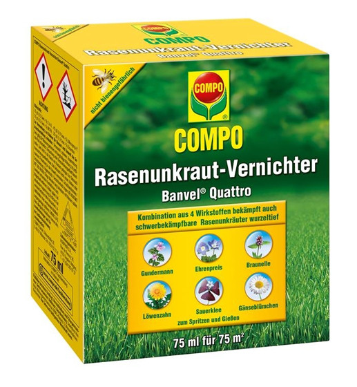 COMPO Rasenunkraut Vernichter Banvel® Quattro 75ml