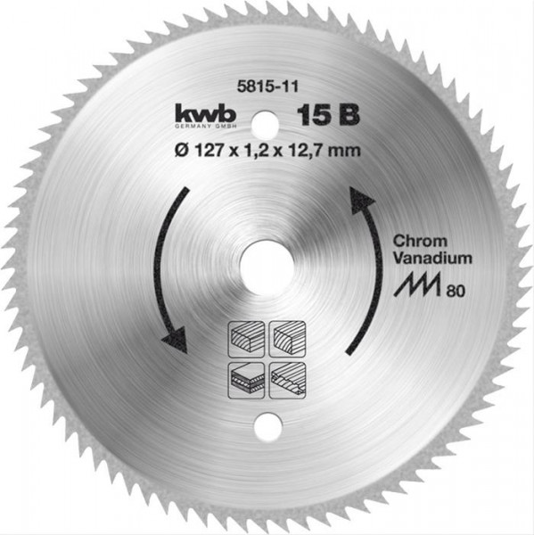 Profilholz-Kreissägeblätter für Handkreissägen Ø 127 x 12,75 mm