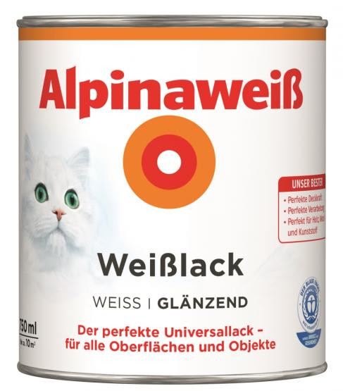 Alpina Alpinaweiß Weißlack glänzend 750ml