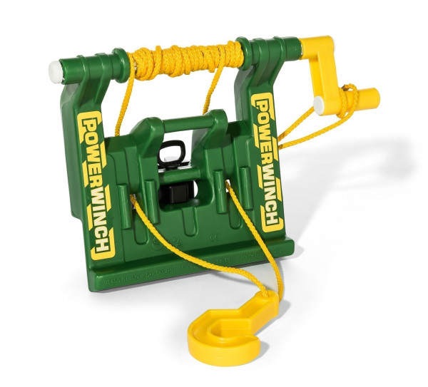 Seilwinde für Tretfahrzeug rolly Powerwinch grün - Rolly Toys