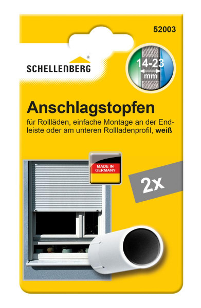 Schellenberg Anschlagstopfen 40mm Ø20mm weiß 52003