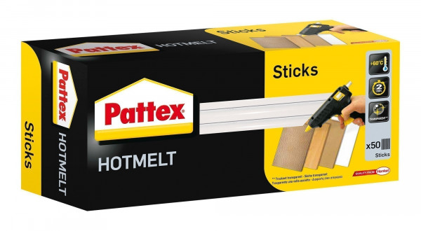 Pattex Heißkleber HOTMELT Sticks / Klebesticks transparent 1kg