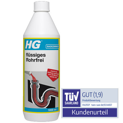 HG flüssiges Rohrfrei 1 Liter