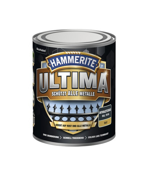 HAMMERITE® 3in1 Schutzlack Ultima anthrazitgrau matt 750ml