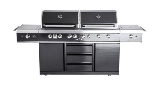 All'Grill® Top Line EXTREM Light Steakzone® Black mit Air System