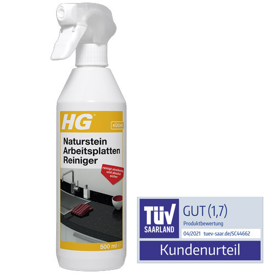 HG Naturstein- Arbeitsplatten-Reiniger 500 ml