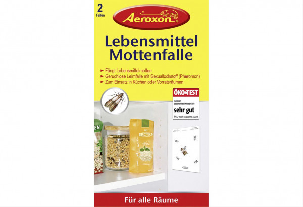 AEROXON Lebensmittel-Mottenfalle 2 Stück