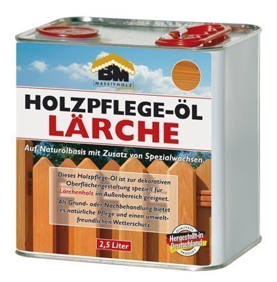 BM Massivholz Holzpflegeöl Lärche 2,5 Liter