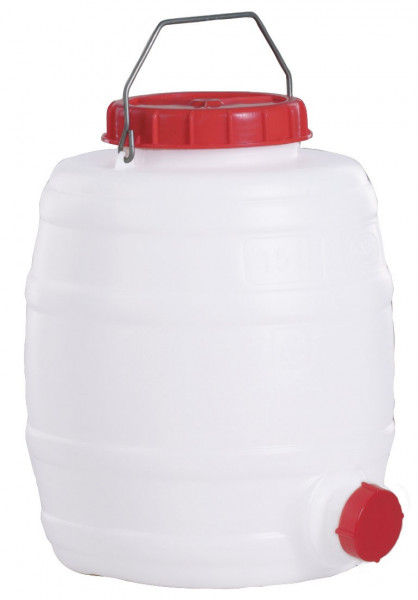 GRAF® Getränkefass Mostfass Universal Fass rund 15 Liter 825051