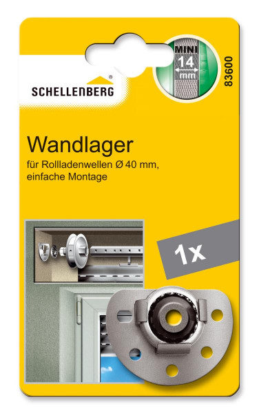 Schellenberg Wandlager Mini mit Kugellager 83600