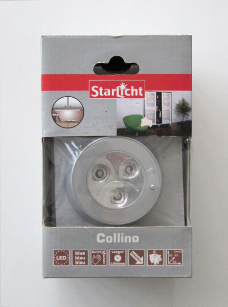 StarLicht Schrankleuchte / LED Dekoleuchte Collino 3x0,16W Licht blau