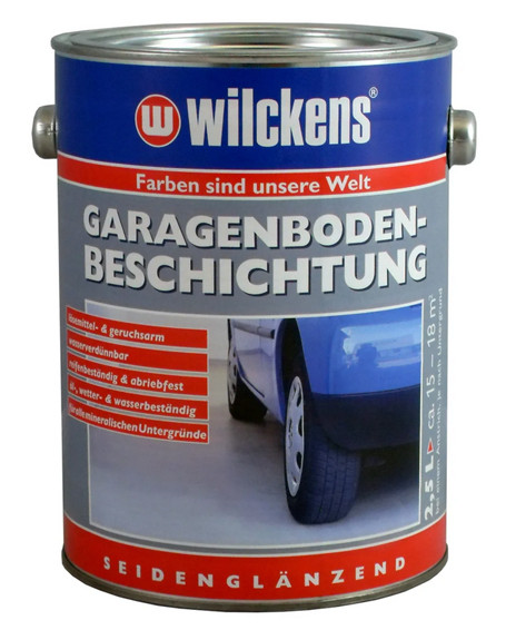 Wilckens® Garagenbodenbeschichtung Kieselgrau seidenglänzend 2,5L