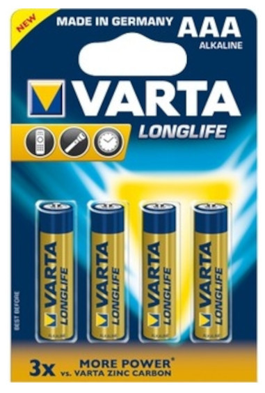 Varta Longlife Extra LR3 AAA 4 Stück