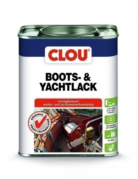 Holzlack CLOU Boots- & Yachtlack hochglänzend 750 ml