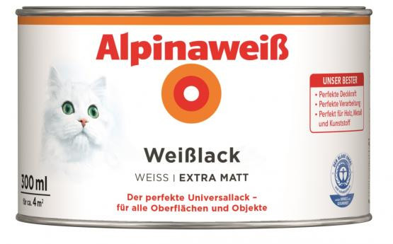 Alpina Alpinaweiß Weißlack extra matt 300ml