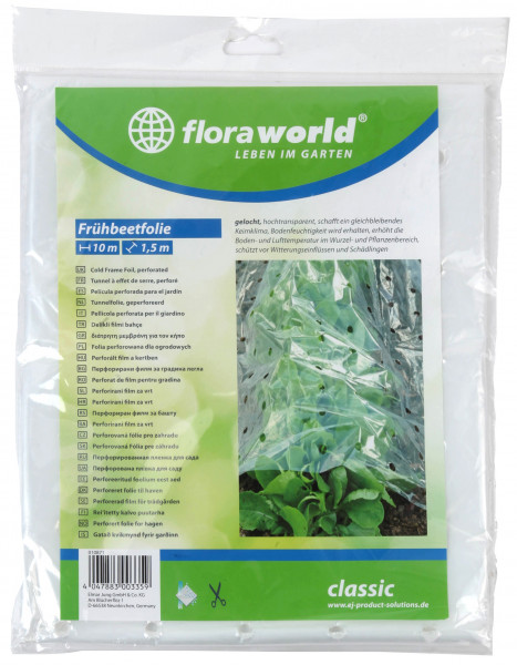 Frühbeet Folie gelocht classic floraworld 10x1,5m