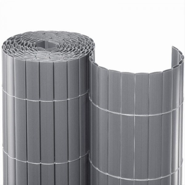 Sichtschutzmatte PVC Noor 1x3m silber