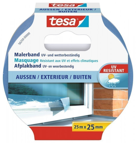 tesa® Malerband Aussen 25 m x 25 mm