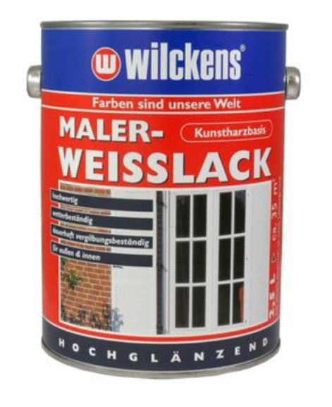 Wilckens® Maler Weisslack hochglänzend 2,5L