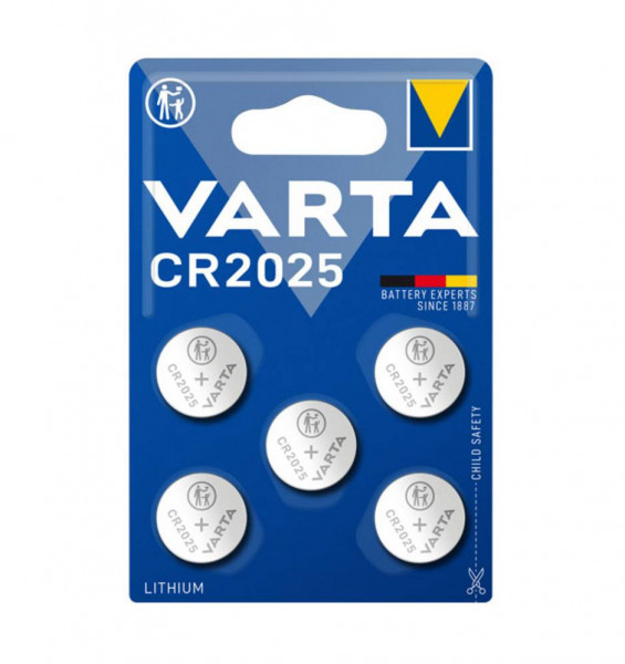 Batt.ELECTRO.CR2025 5er Blister VARTA