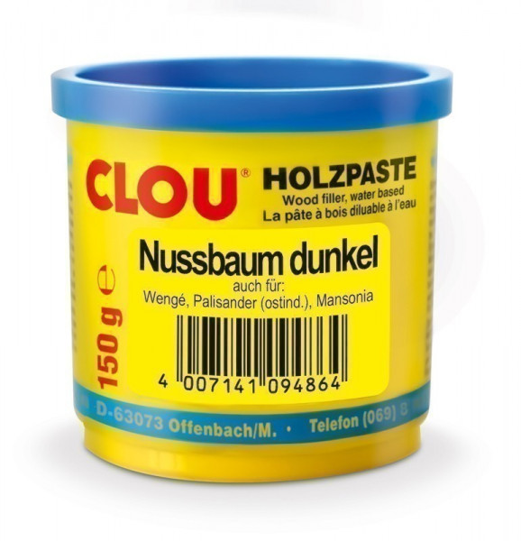 Holzpaste CLOU Nussbaum dunkel 150 g