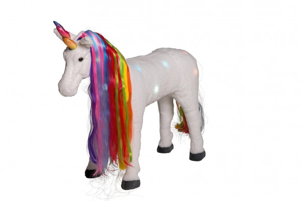 Plüschtier Einhorn Licht + Sound Happy People 58063