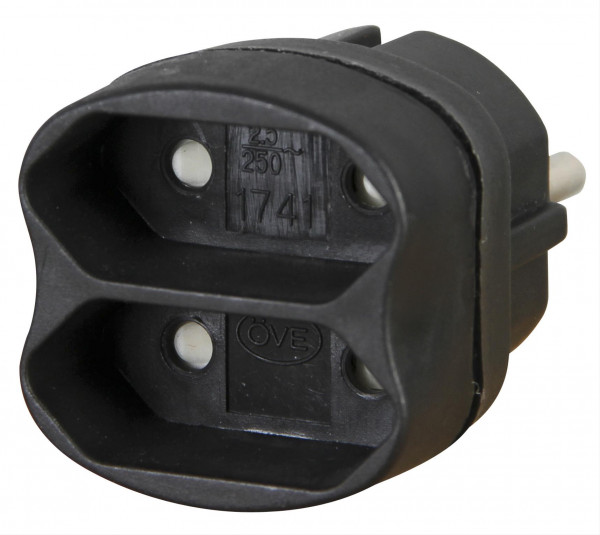 Kopp 2fach Adapter schwarz