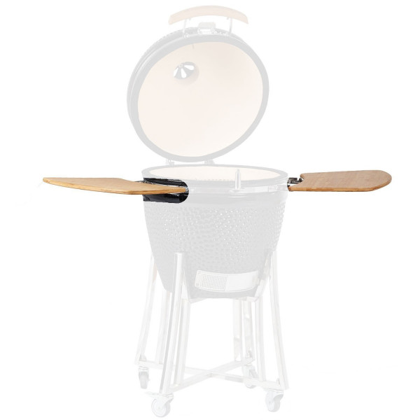 Tablett-Set mit Halter f. Kamado-Kitchen Keramikgrill 21,8&quot; Ersatzteil