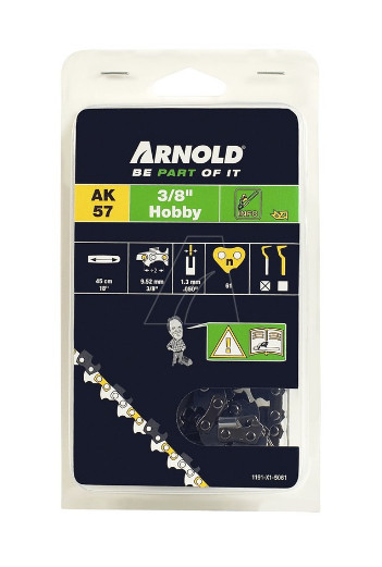 ARNOLD® Sägekette 3/8" LP 1,3mm 61TG Halbmeißel