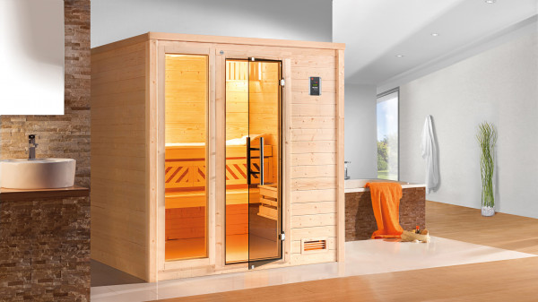 Weka Massivholz Elementsauna BERGEN 1.8 GTF