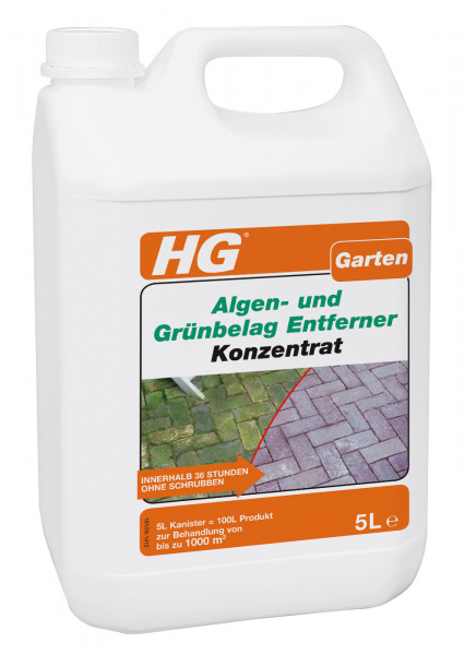 HG Algen- und Grünbelag Entferner Konzentrat 5 Liter