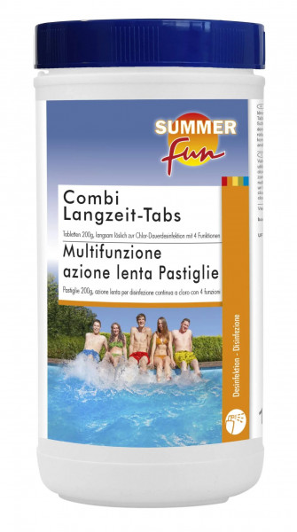 SUMMER fun Combi Tabletten Desinfektion Algenschutz Flockung 1,2kg