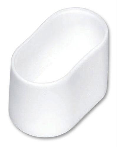 Fußkappe oval 50x20mm weiss Serie Chalet vorne