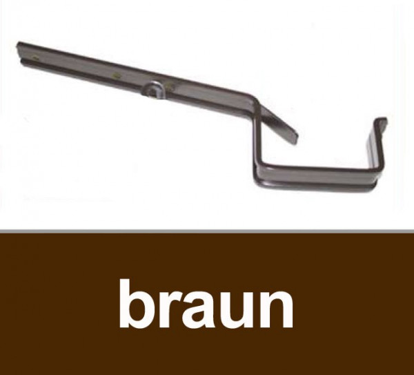 Dachrinnen Halter / Rinneisen Alu TYP200 RG70 braun