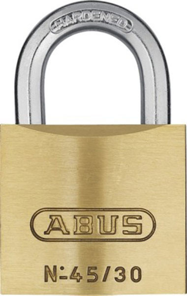 ABUS Hangschloss Messing 45/30 4Stück