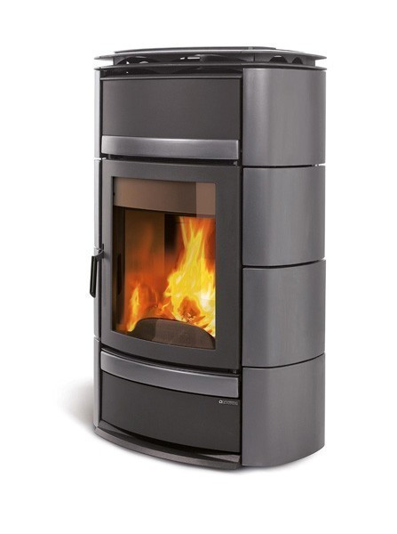 Kaminofen La Nordica Norma S D.S.A. wasserführend Agada Grey 19,5kW