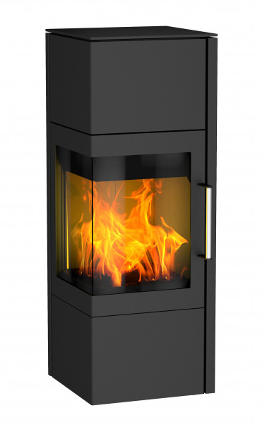 Kaminofen / Eckkaminofen Fireplace Royal Stahl schwarz 6kW