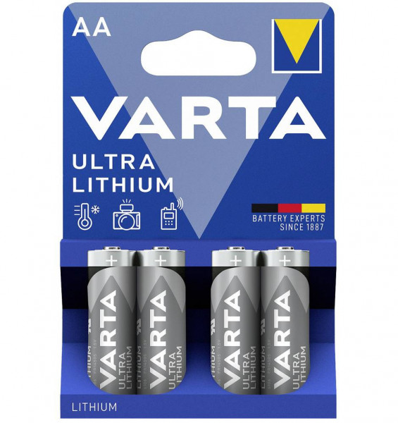 VARTA Lithium AA 1,5 V 4 Stück