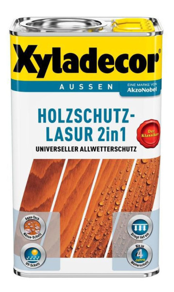 Xyladecor® Holzschutz Lasur 2in1 eiche 750ml