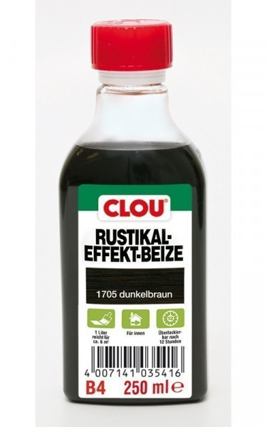 Holzbeize Rustikaleffekt CLOU dunkelbraun 250 ml