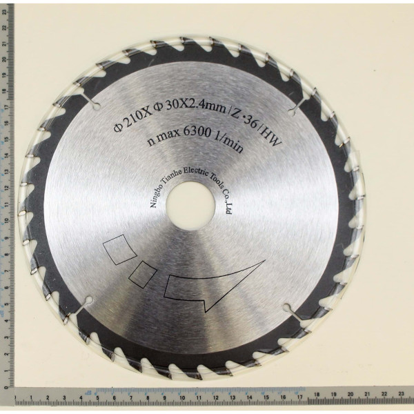 SCHEPPACH HW Kreissägeblatt Ø210x30x2,4x1,6mm 36Z