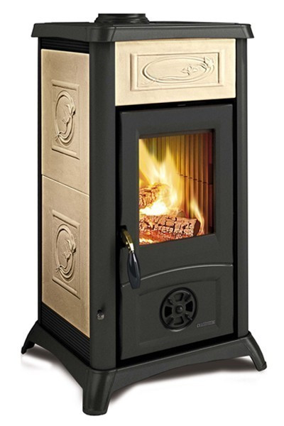 Kaminofen La Nordica Gemma Keramik Liberty pergamena 6 kW