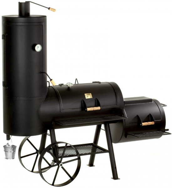 Barbeque Smoker / Holzkohle Grill Joe´s BBQ 20&quot; Chuckwagon 100x50cm