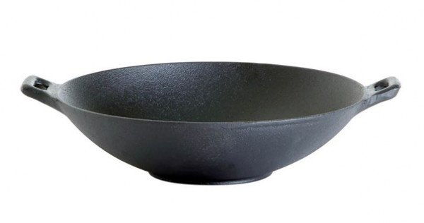 Paella World® Wok aus Gusseisen Ø25cm