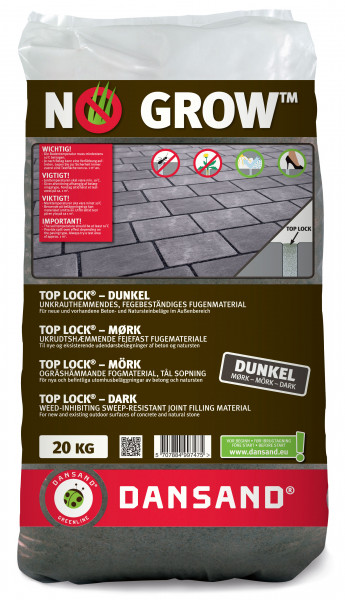 Fugenmaterial TOP LOCK NO GROW Dansand 3-10mm 20 kg dunkel