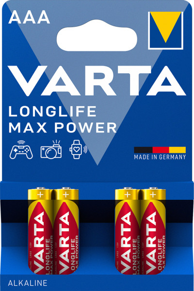 VARTA® Longlife Max Power 4703 Micro AAA Batterie