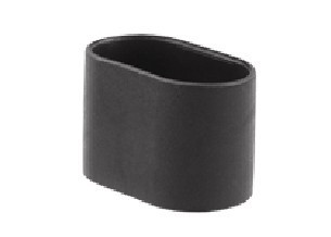 MWH Fußkappe oval 35x20mm schwarz Serie Chalet hinten