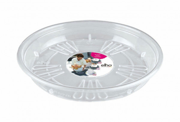 Blumentopf Untersetzer elho Uni-Saucer Round Ø 37cm transparent