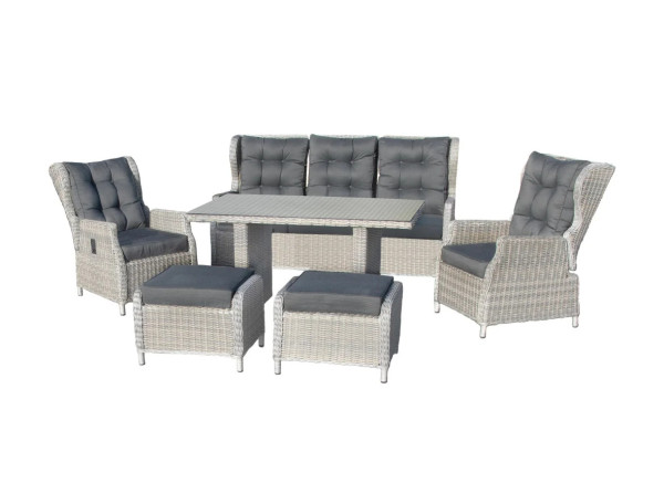 bellavista® Alu Garten Dining Lounge Canelli Set Home & Garden®